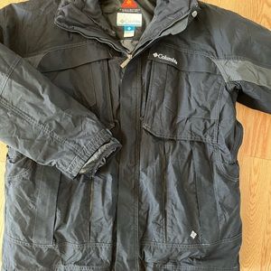 Men’s thermal winter coat size large Omni heat
